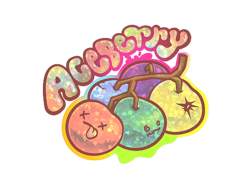 Sticker | Aceberry (Glitter) image