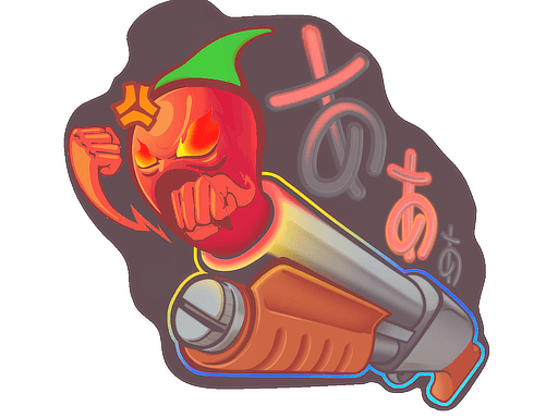 Sticker | Pepper Gauge (Lenticular) image